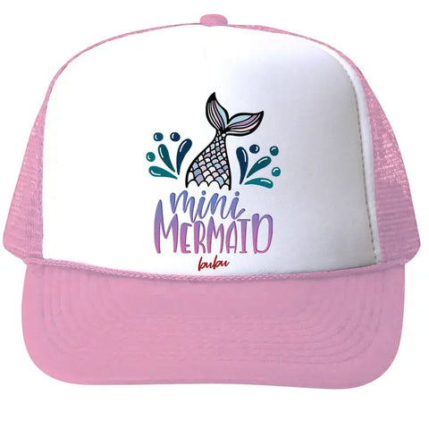 Mini Mermaid Baby Pink - Trucker Hat
