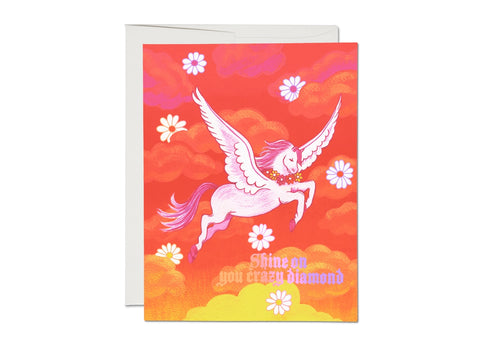 Shine on Pegasus - Friendship Card