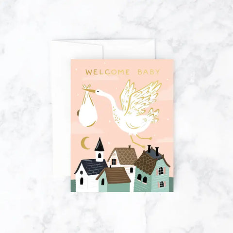 Stork - Baby Card