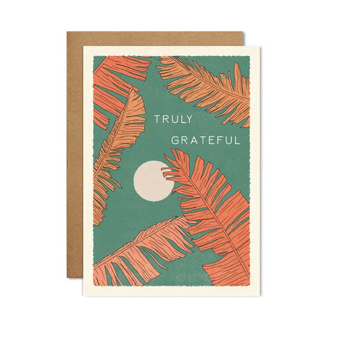 Truly Grateful - Thank You Card