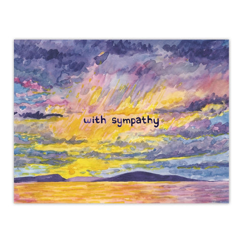 With Sympathy - Sympathy Card
