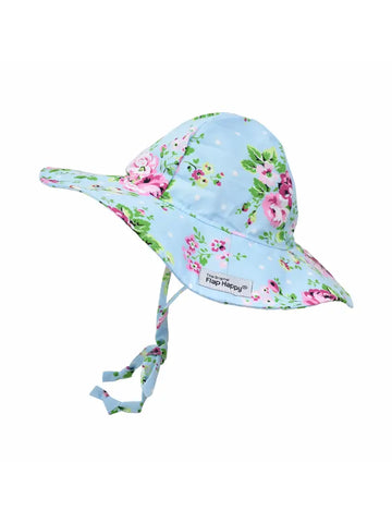 Blue Country Floral - Floppy Sun Hat