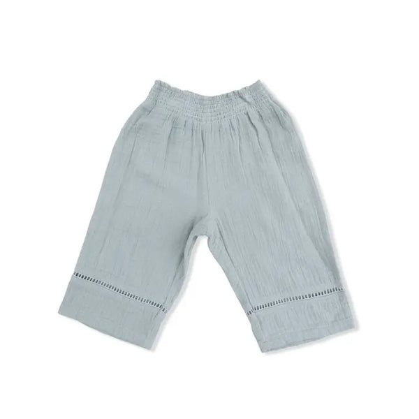 Smocked Top & Smocked Waist Pants - Flamingos