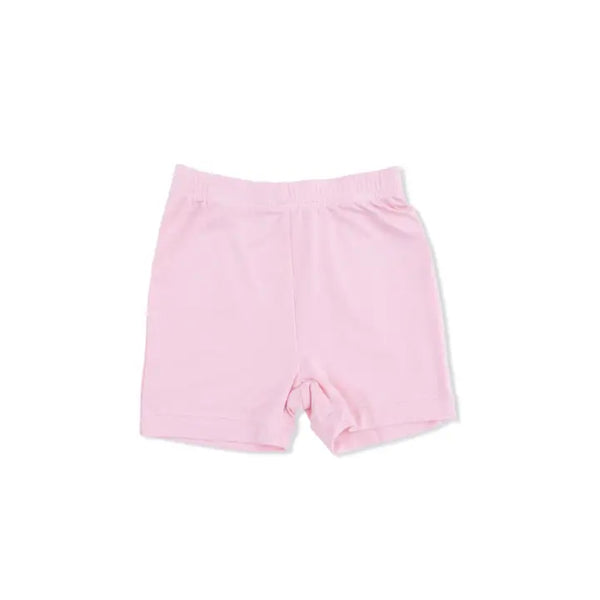 Smocked Top & Bike Short - Bubbly Sailboats Pink