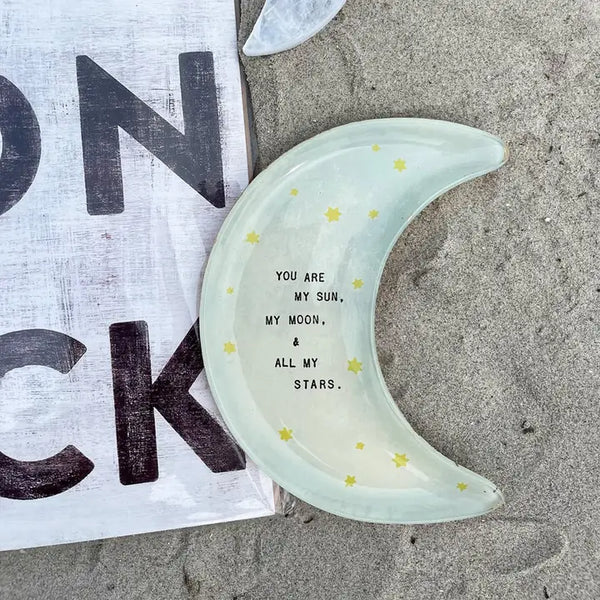 My Sun My Moon Decoupage Plate