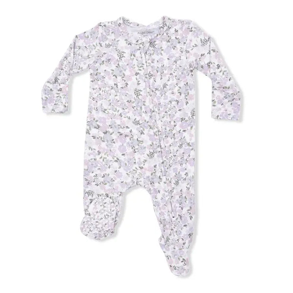 2 Way Zipper Footie - Shannon Floral