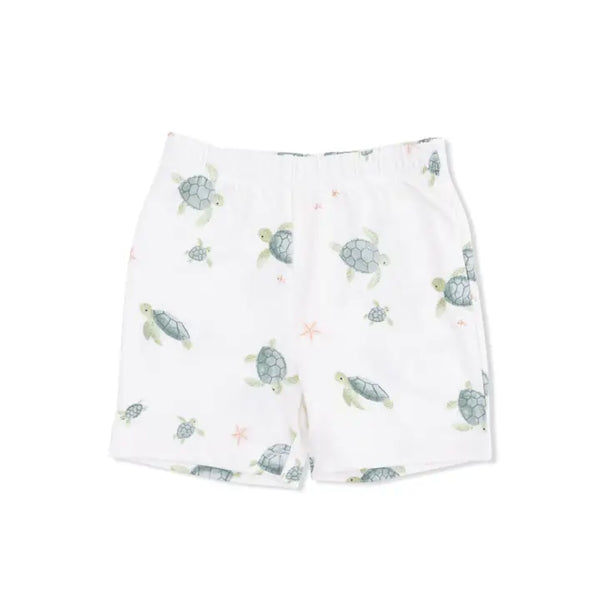 Loungewear Short Set - Sea Turtles