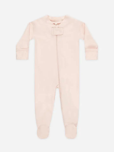 Zip Longsleeve Sleeper Footie - Petal