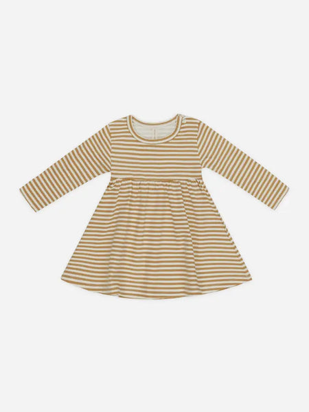 Long Sleeve Dress - Honey Stripe