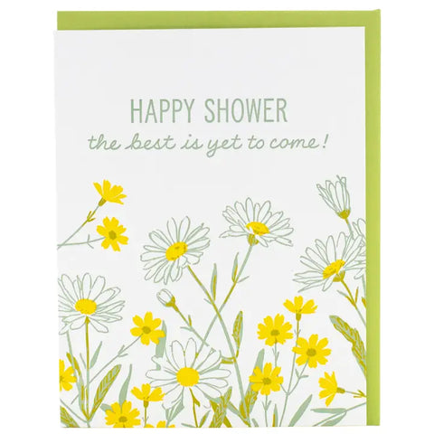 Wild Daisies - Baby Card