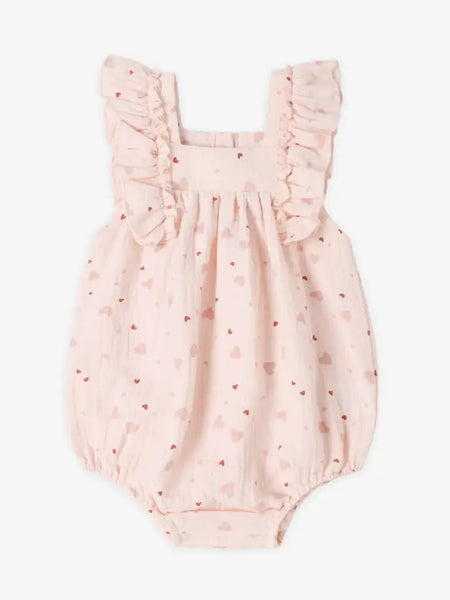 Maya Romper - Heart Confetti