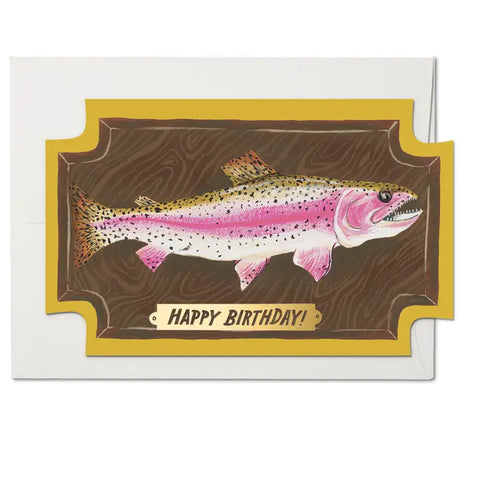 Mounted Fish - Birthday Card