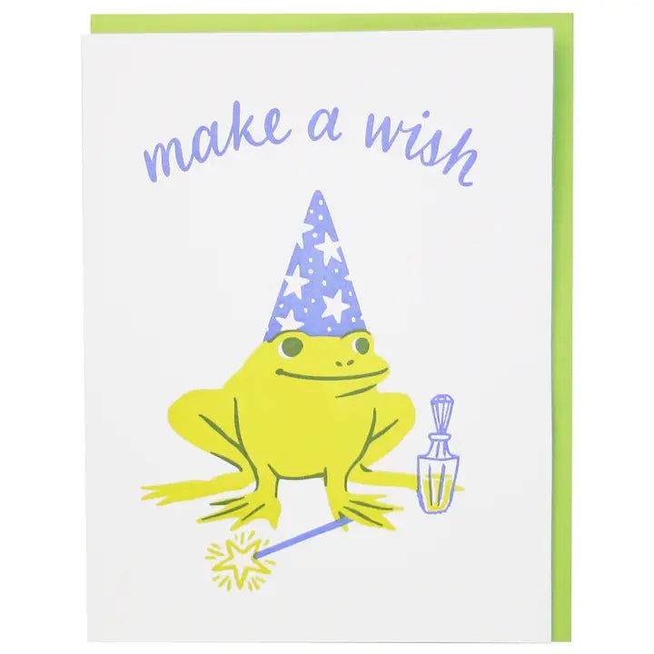 Wizard Frog - Birthday Card