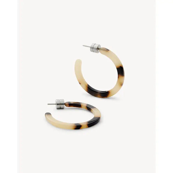 Mini Hoops - Blonde Tortoise