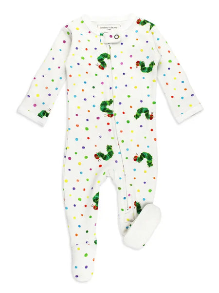 Caterpillar - Organic Zipper Footie