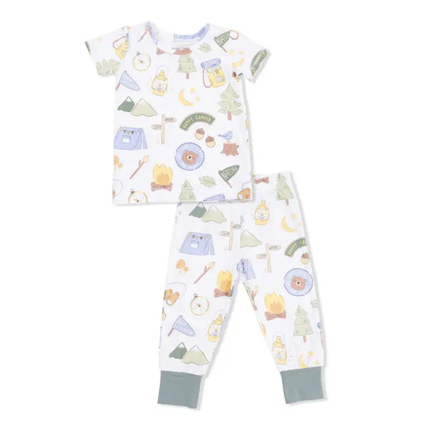 S/S Loungewear Set - Camping Blue