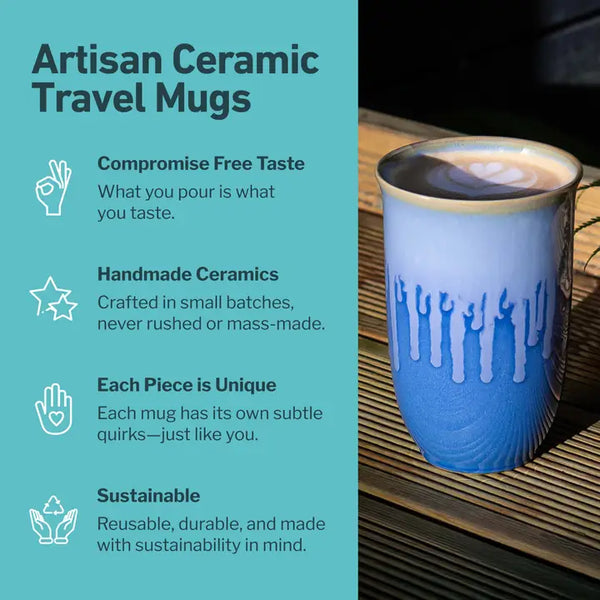 Neptune 12oz - Ceramic Travel Mug