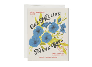 One Million - Thank You Card