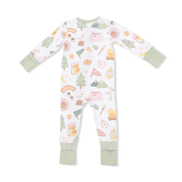 Convertible Romper - Camping Pink