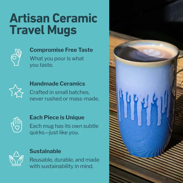 Neptune 16oz - Ceramic Travel Mug