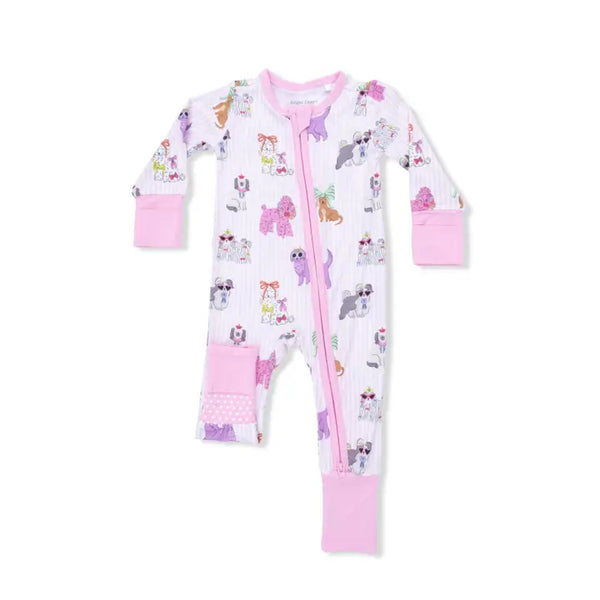 Convertible Romper - Fancy Dogs