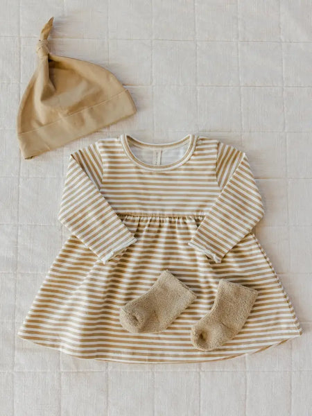 Long Sleeve Dress - Honey Stripe