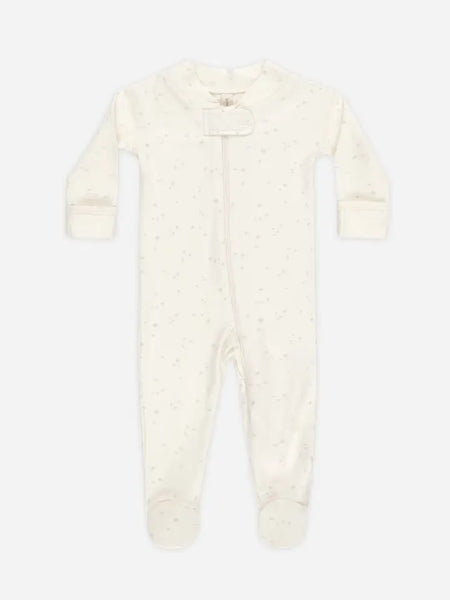 Zip Longsleeve Sleeper Footie - Stars