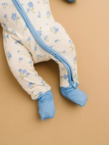 Blue Blooms Bamboo Sleeper
