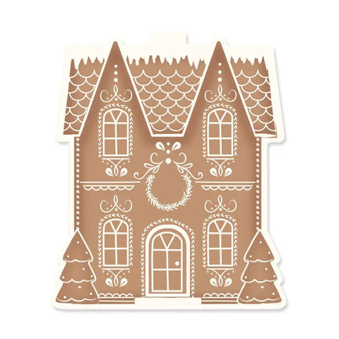 Gingerbread Mansion - Bamboo Tray