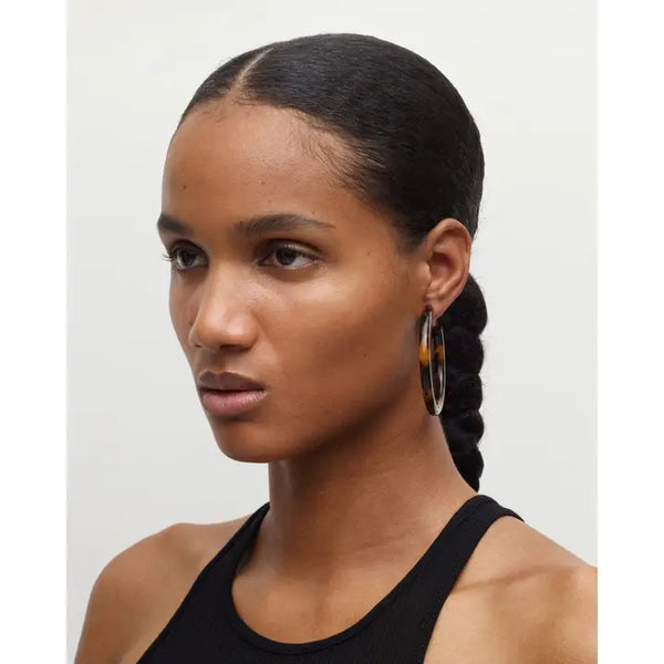 Bold Hoops - Classic Tortoise