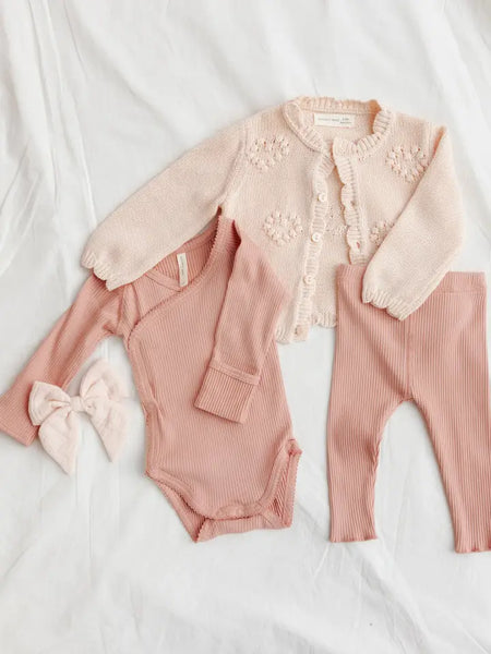 Ribbed Legging - Pink