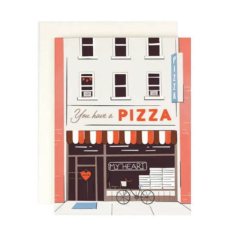 Pizza My Heart - Love Card