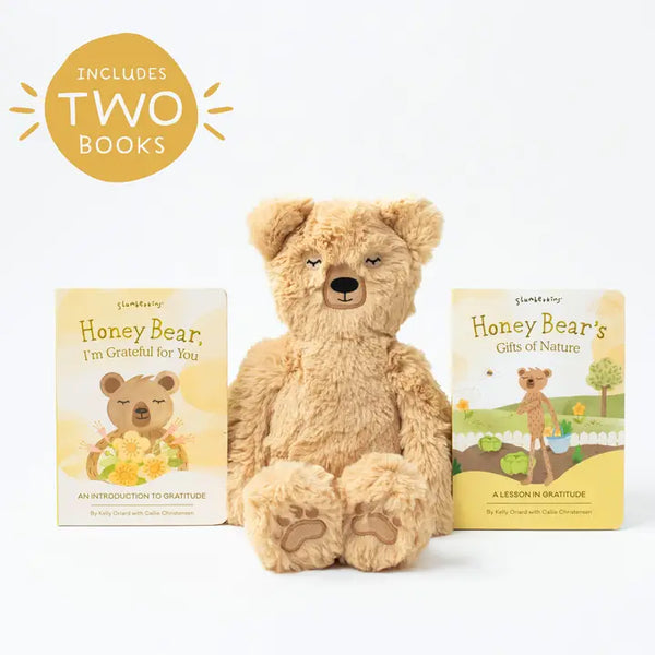 Honey Bear's Gratitude - Stuffed Snuggler Set