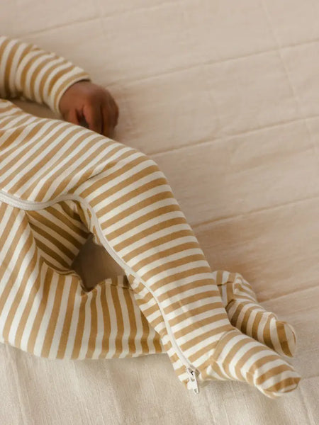 Zip Longsleeve Sleeper Footie - Honey St