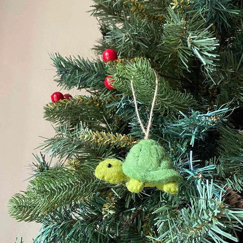 Turtle - Felt Ornament