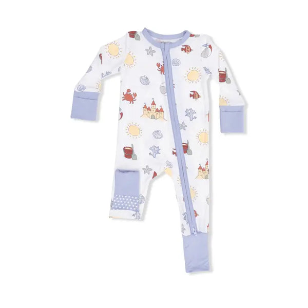 Convertible Romper - Sunny Sandcastles