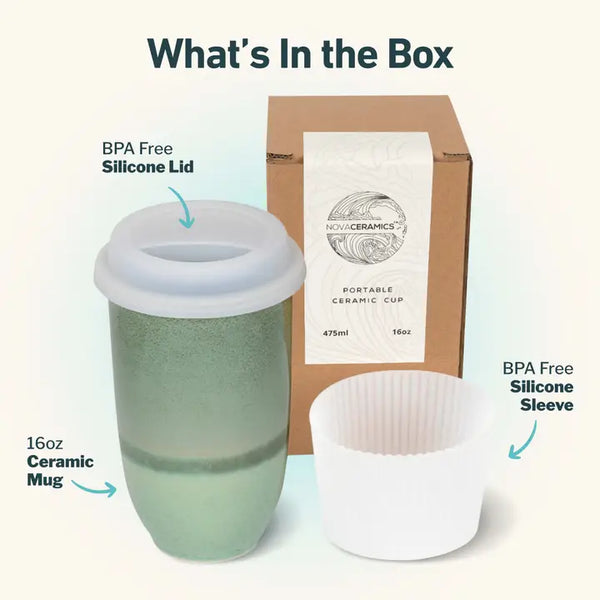 Emerald 16oz - Ceramic Travel Mug