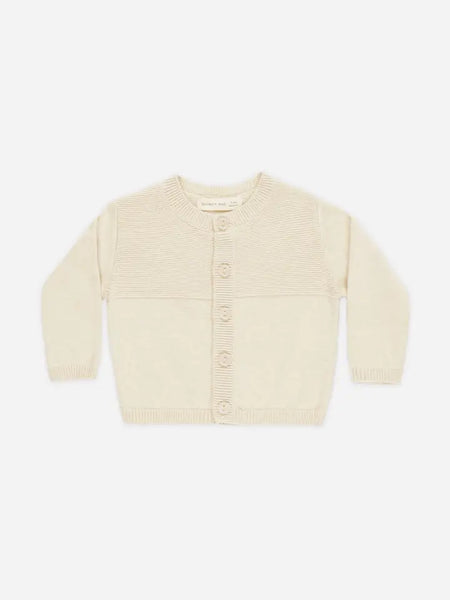 Knit Cardigan - Heathered Natural