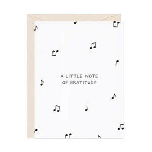 A Little Note Of Gratitude - Thank You Card
