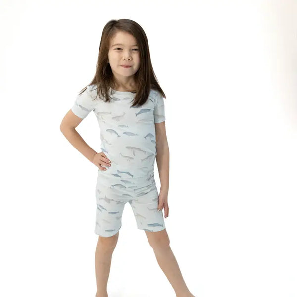 Loungewear Short Set - Little Whales