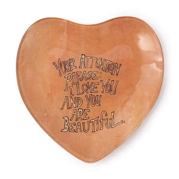 Your Attention Please Decoupage Plate