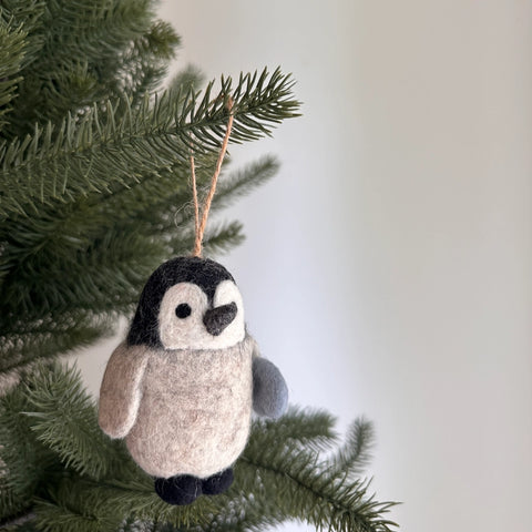 Penguin - Felt Ornament