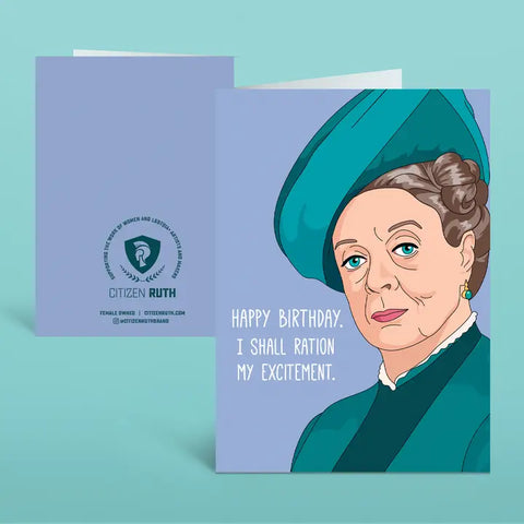 Downton Abbey - Birthday Card