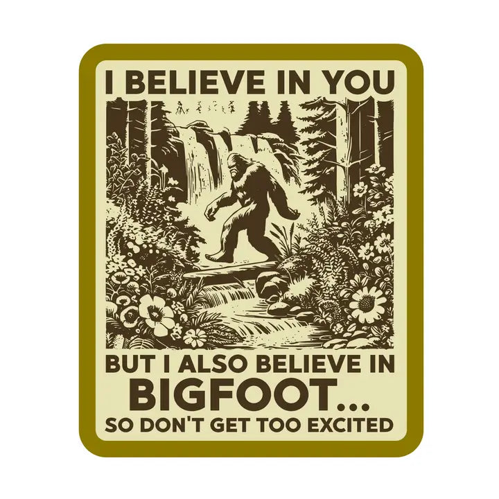 Bigfoot Cute Cryptoid - Sticker