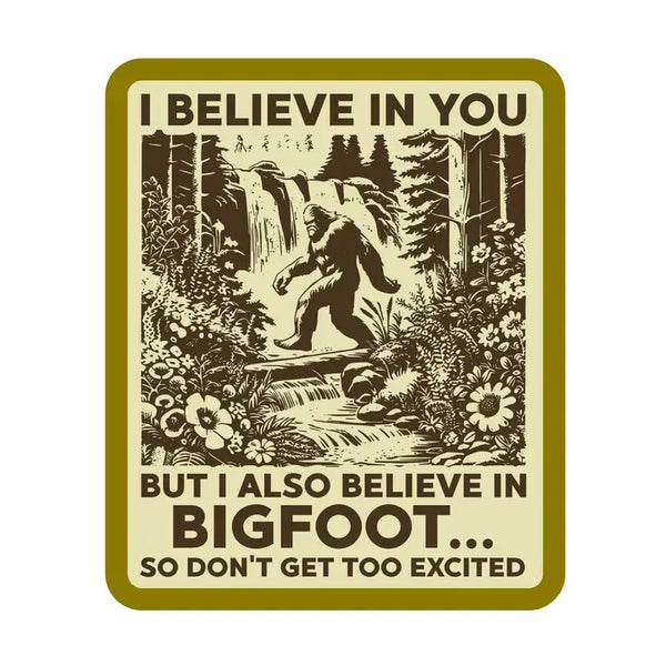 Bigfoot Cute Cryptoid - Sticker