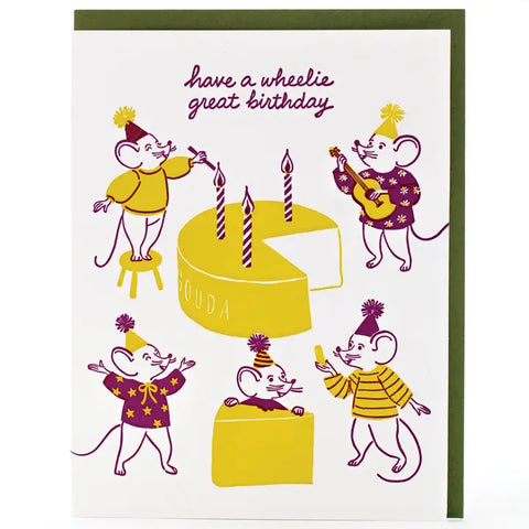Party Mice - Birthday Card