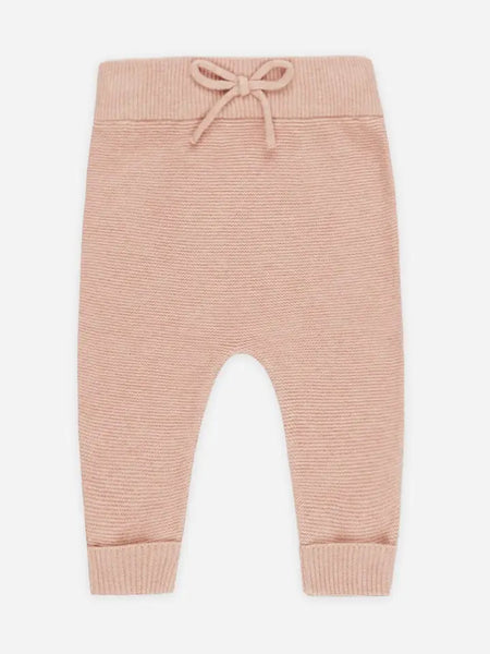 Knit Pant - Heathered Rose