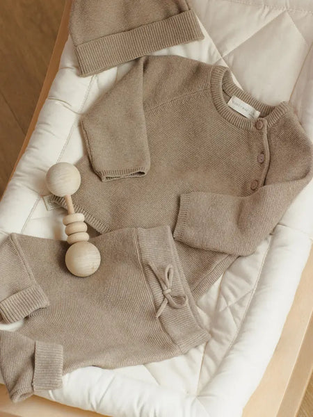 Knit Pant - Heathered Mocha