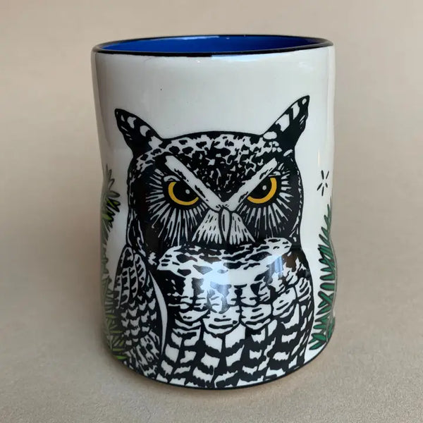 Lucky Great Horned Owl - Spark Cup XLarge