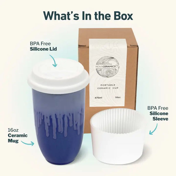 Neptune 16oz - Ceramic Travel Mug